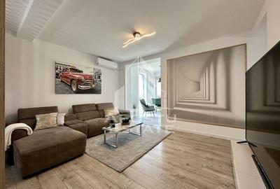 Apartament cu 3 camere semidecomandat, mobilat în Dumbrăvița