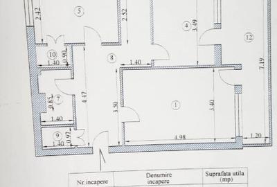 Apartament 4 cam. Garii, 80 mp, bloc 1980 - 10