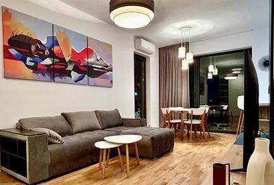 Apartament cu 2 camere semidecomandat, mobilat în Pipera