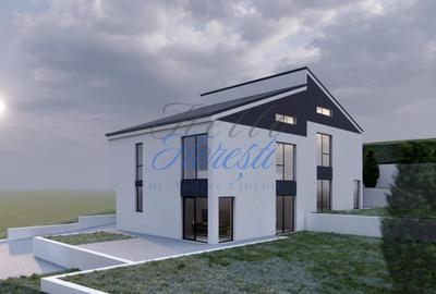 Casa tip duplex, 4 camere Semifinisat + 2 Parcari, 120mp |Dezmir| Cluj - 2