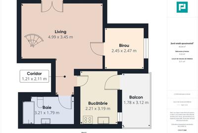 Apartament cu 3 camere pe 2 niveluri în Dumbrăvița - 7