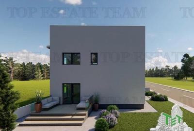 Vila individuala pe stil Mediteranean, cu 4 camere , 3 bai , - 17