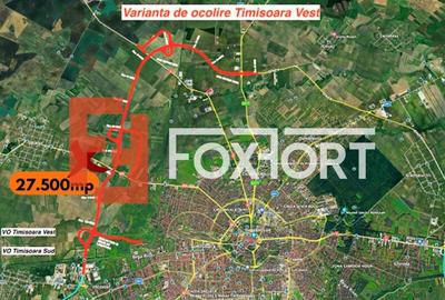 Teren extravilan 27.500 mp de vanzare in Timisoara-Zona Exterior Vest Mehala - 3