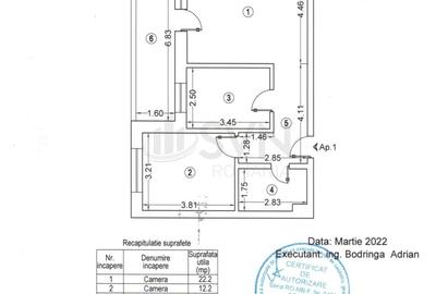 REA1023526 2 camere I Mobilat I Terasa 11 mp I Vitan I - 12