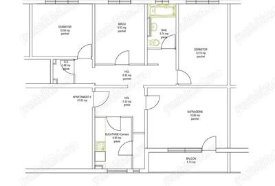 Apartament cu 4 camere decomandat în Dacia - 5