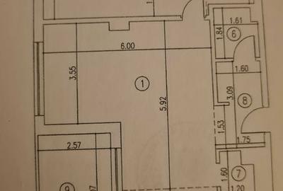 Apartament cu 2 camere în Băneasa