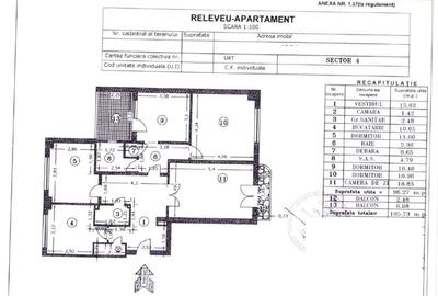 Apartament 4 camere | Piata Unirii | Stradal | Vedere Mixta | Renovat Complet - 27