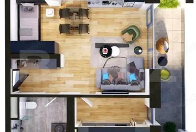 Apartament de vanzare, 1 camere, 40 mp, zona Torontalului - 1