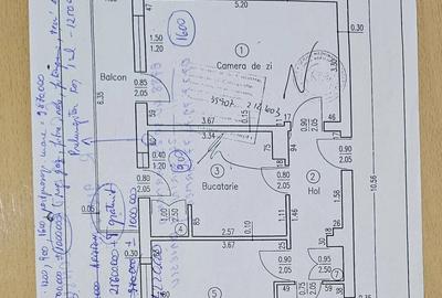 Apartament cu 2 camere în Central - 1