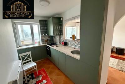 Apartament cu 2 camere semidecomandat, mobilat în Unirii