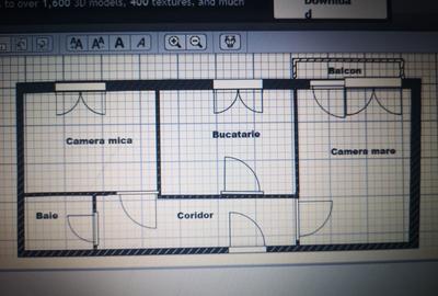Apartament cu 2 camere decomandat în Central - 1