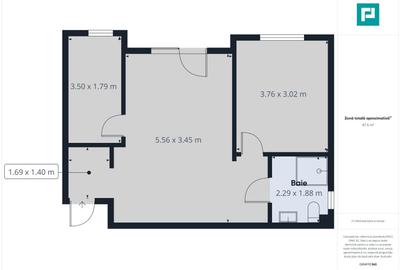 Apartament cu 2 camere decomandat în Grădiște - 2