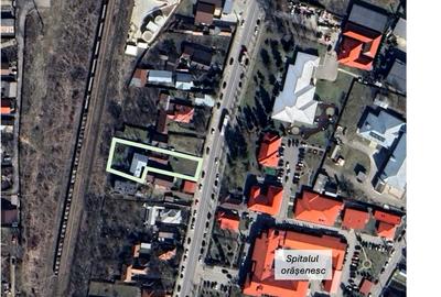 Teren: central DN1A – 1,251 mp intravilan + casă | P+2 | fără sarcini - 2