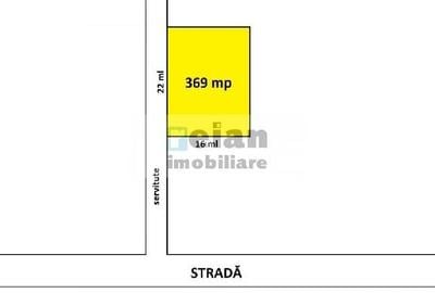 Pipera - Central, Teren 460 Mp, D-22 Ml, Gaz, Canalizare, Curent, Apa