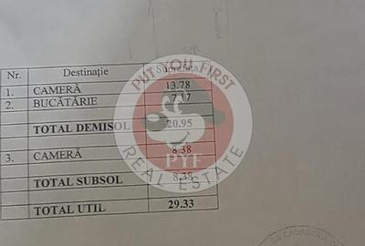 Apartament cu 2 camere semidecomandat în Dorobanți