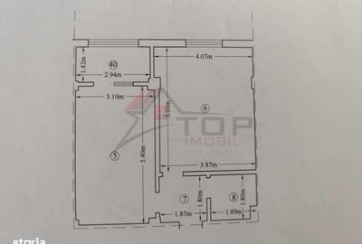 Apartament cu 2 camere în Valea Adâncă