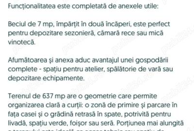 Casă cu 3 camere cu Teren 1000 Mp în Central - 9