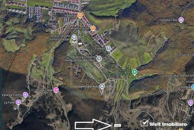 Teren Construcții extravilan de 1071 mp, în Florești