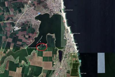 Teren de vanzare in Tuzla primul rand la lacul sarat Techirghiol