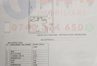 Apartament cu 3 camere semidecomandat în Ultracentral - 15