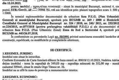 Teren Construcții intravilan de 350 mp, în Apărătorii Patriei - 5