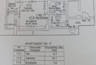 Apartament cu 2 camere semidecomandat, mobilat în Sânnicoară - 16