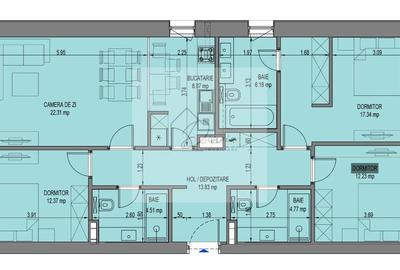 Apartament cu 4 camere decomandat în Aviației - 2