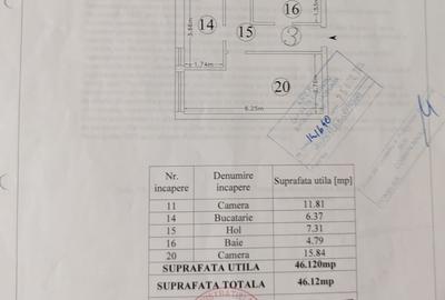 Apartament cu 2 camere, decomandat, zona CUG Apartament cu 2 camere, decomandat, zona CUG - 12