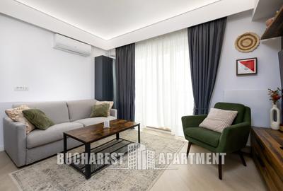 Apartament cu 2 camere semidecomandat, mobilat în Pipera