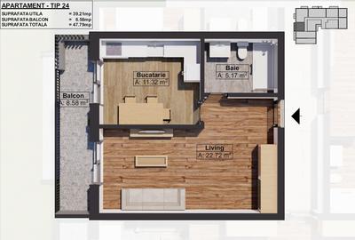 Garsonieră în Fundeni - 3