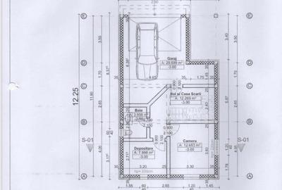 Casă individuală cu 4 camere cu Canalizare în Central - 7