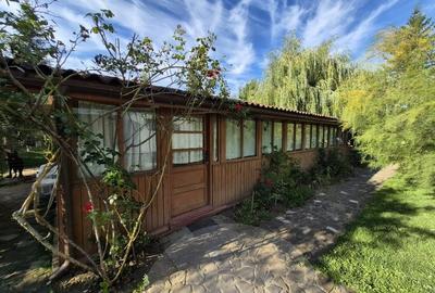 Cabana de lemn cu fundatie 86 mp+ livada pomi fructiferi+teren 847 mp - 2