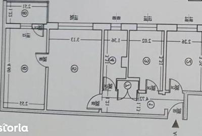 Apartament cu 3 camere semidecomandat în Vest - 2