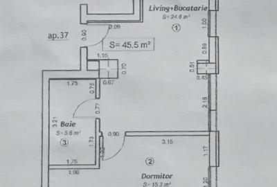 Apartament nou cu 2 camere mobilat si utilat- zona Soarelui- pozitie excelenta - 13