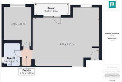 Apartament cu 2 camere semidecomandat în Central - 7