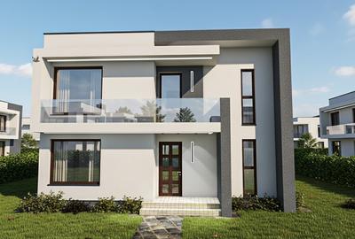 Ansamblu 15 case, vedere lac, zona Lebada, Sos Cernica, Pantelimon - 4