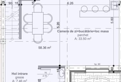 Casă cu 4 camere cu Canalizare în Florești - 2