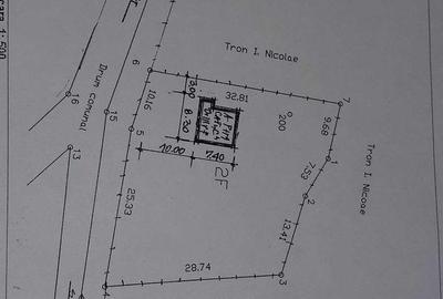 Teren de 1002 mp, în Țițești - 2