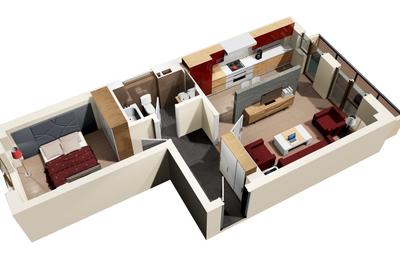 Apartament 2 camere decomandat 53 mp Sos Nicolina Bloc Nou 2017 - 7