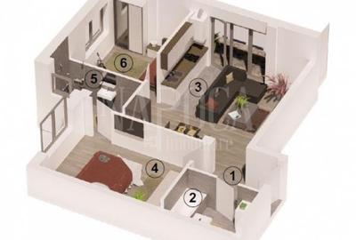 Apartament 3 camere de vanzare in Floresti - 10