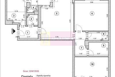 Apartament cu 3 camere decomandat în Decebal - 13
