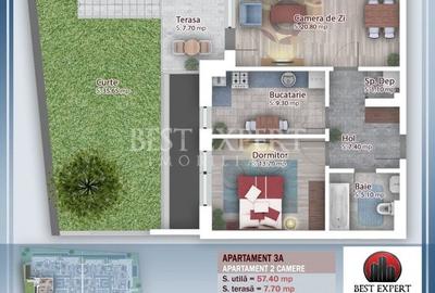 2 Camere cu Gradina Direct Dezvoltator - 4