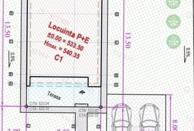 Casă cu 4 camere cu Teren 500 Mp în Sânpetru