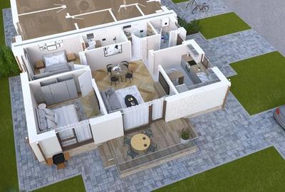 Casă cu 3 camere în Dascălu - 1