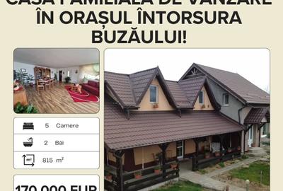 Casă cu 5 camere în Întorsura Buzăului
