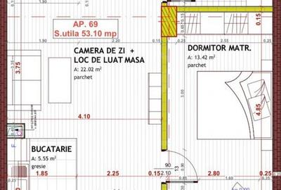 Garsonieră decomandată în Florești - 4