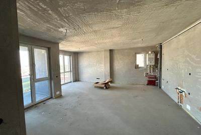 Apartament de 3 camere semifinisat, CF, 88,45 mp util, terasa 80 mp, zona Vivo - 2