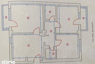 Apartament cu 3 camere în Mircea-Vodă - 13