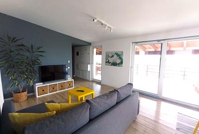 Penthouse cu 3 camere decomandat, mobilat în Dorobanților - 2