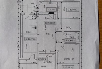 Casă cu 3 camere cu Canalizare în Floreasca - 4
